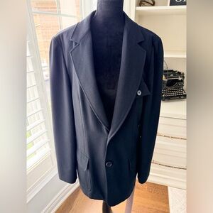 DOLCE & GABBANA Wool Black Blazer Suit Jacket Men’s Size 50 Italy Authentic